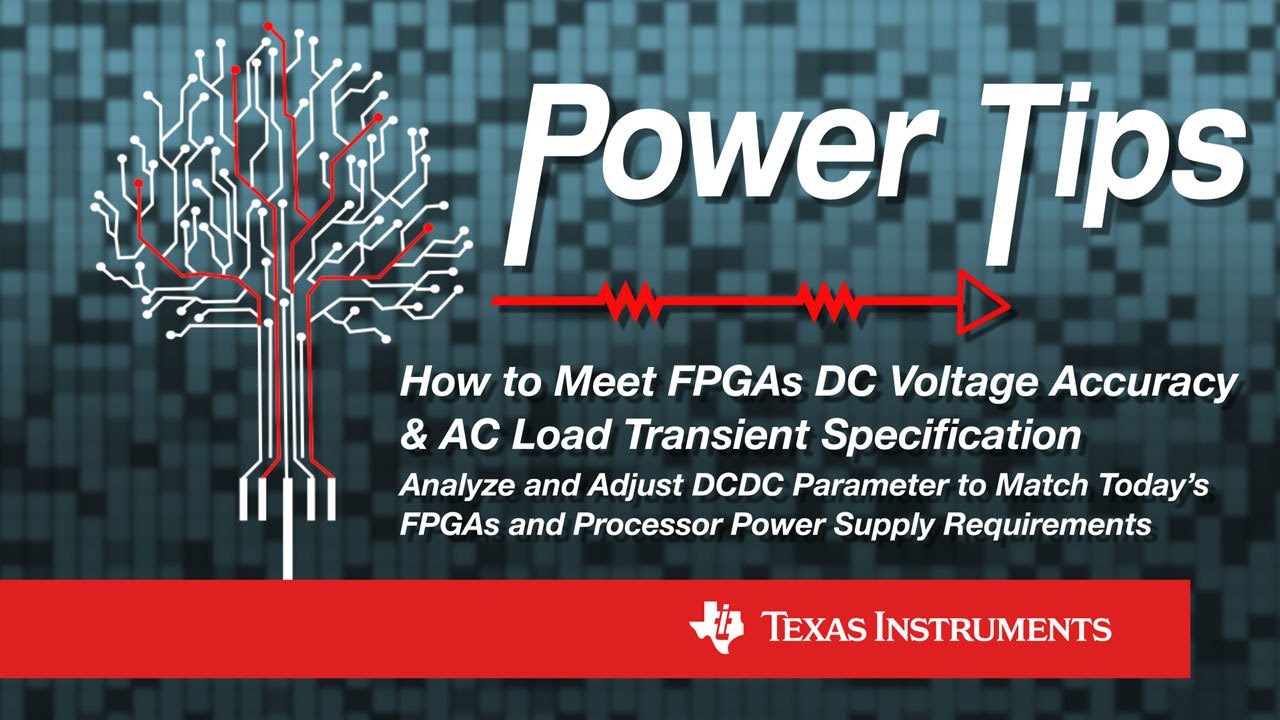 How to meet FPGA's DC voltage accuracy and AC load transient specification