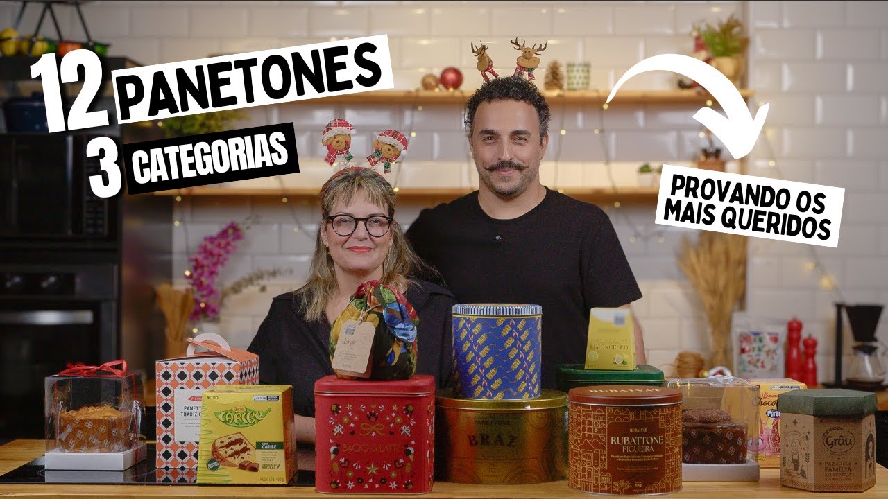 PROVANDO 12 PANETONES EM 3 CATEGORIAS MAIS PEDIDAS e 1 salgaado!