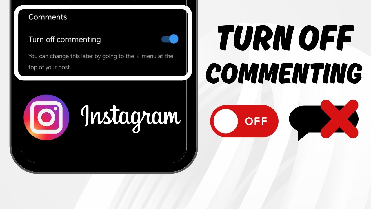 How to Turn Off Commenting on Instagram