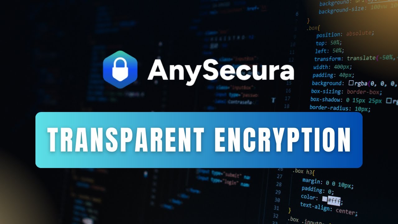 Transparent Encryption for Data Protection | AnySecura DLP Guide