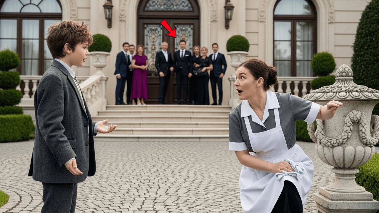 “Oğlumu konuşturan benimle evlenecek” — dedi milyoner… sonra içeri fakir hizmetçi girdi