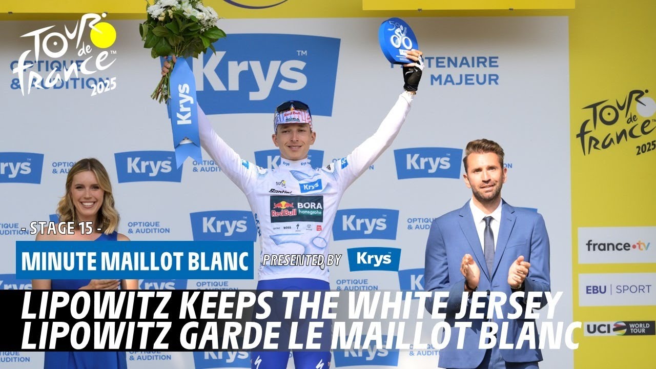 Krys White Jersey Minute - Stage 15 - Tour de France 2025