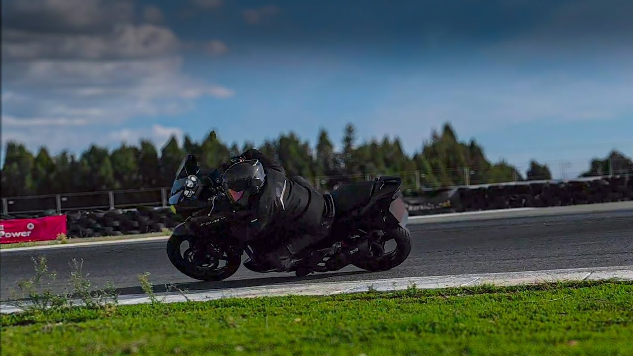 TDM900 track day 1st session | Mivv | Quick shifter | RAW | POV |