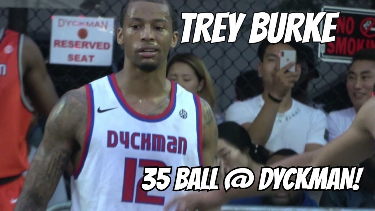 Trey Way! Trey Burke Pulls Up To Dyckman Park, Drops 35!