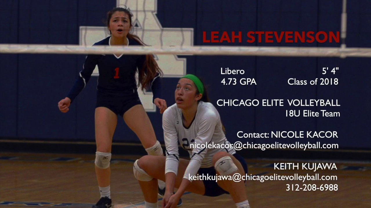 Leah Stevenson - 2018 Libero - #1 - Varsity Season Highlights 2016