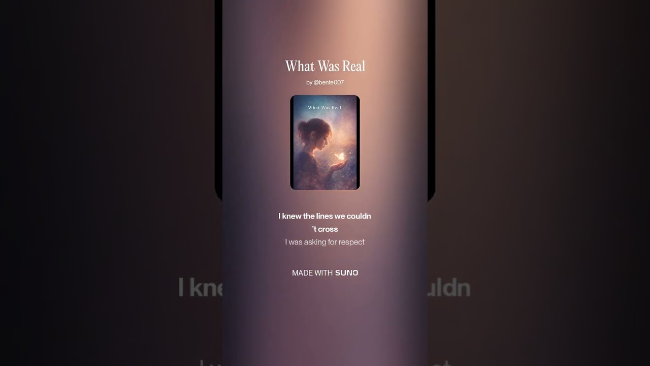What Was Real (Lyric Video) - Beowah