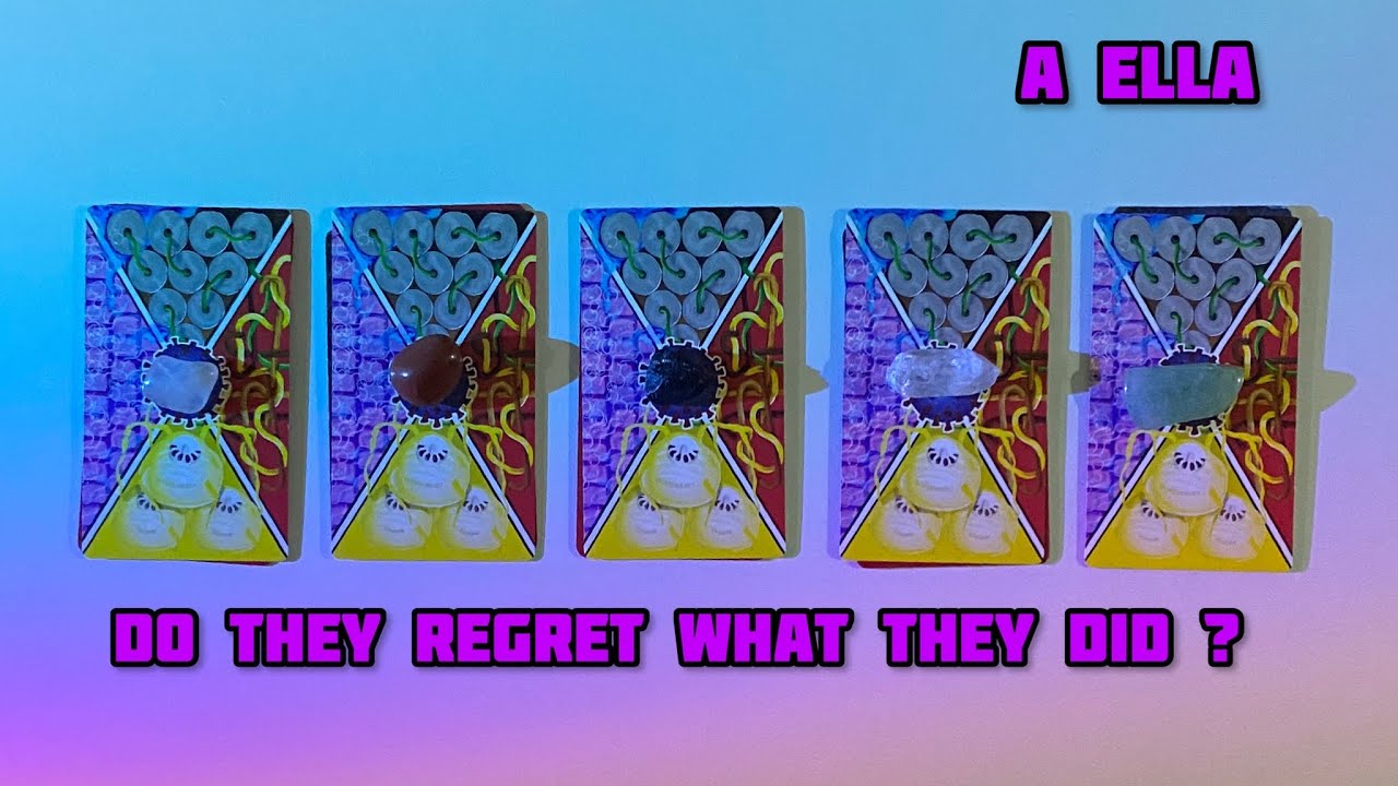 Do they regret what they did ?🔮 - Pick A Card ✨ Tarot Reading ✨