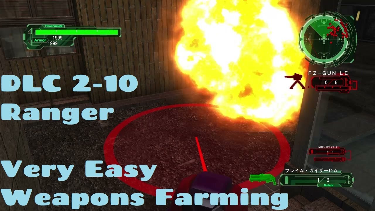 EDF 6 DLC 2-10 Very Easy Ranger Inferno Weapons Farming w/ no DLC Weapons ( Earth Defense Force 6 )
