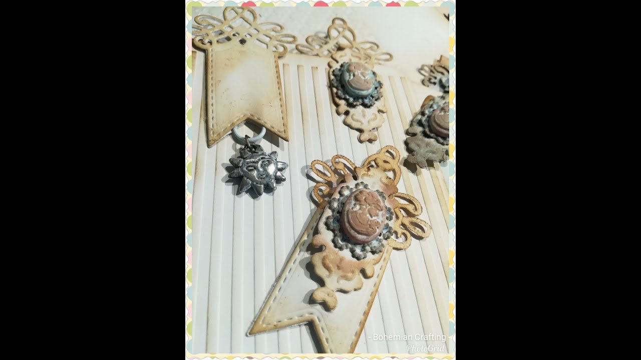 Simple gorgeous Vintage Shabby chic paper clips Tutorial