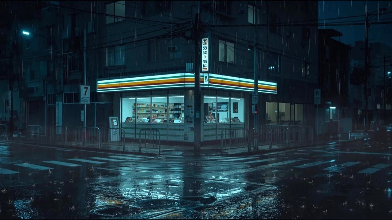 Night Rain & Lofi 🌙🌧️ Peaceful Chill Beats for Sleep and Study