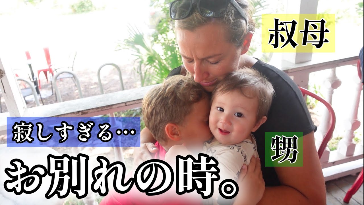 【国際結婚】バイバイするのが辛い。楽しかった1ヶ月、日本引っ越し前最後のさよなら。