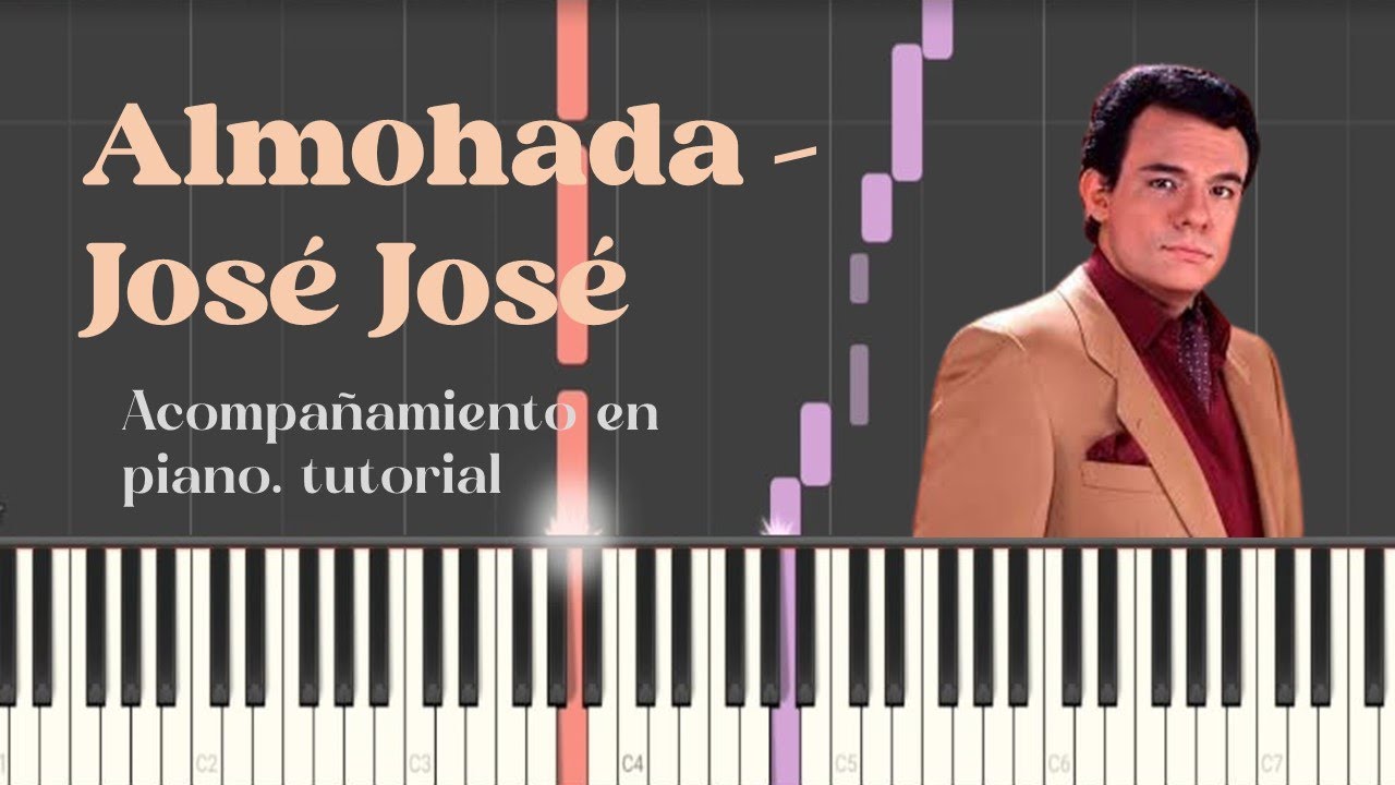 José José - Almohada // Acompañamiento en piano// Tutorial// Karaoke