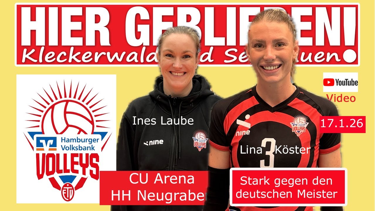 HH Neugraben: Die ETV Hamburg Volleys trotzen dem Meister einen Satz ab!