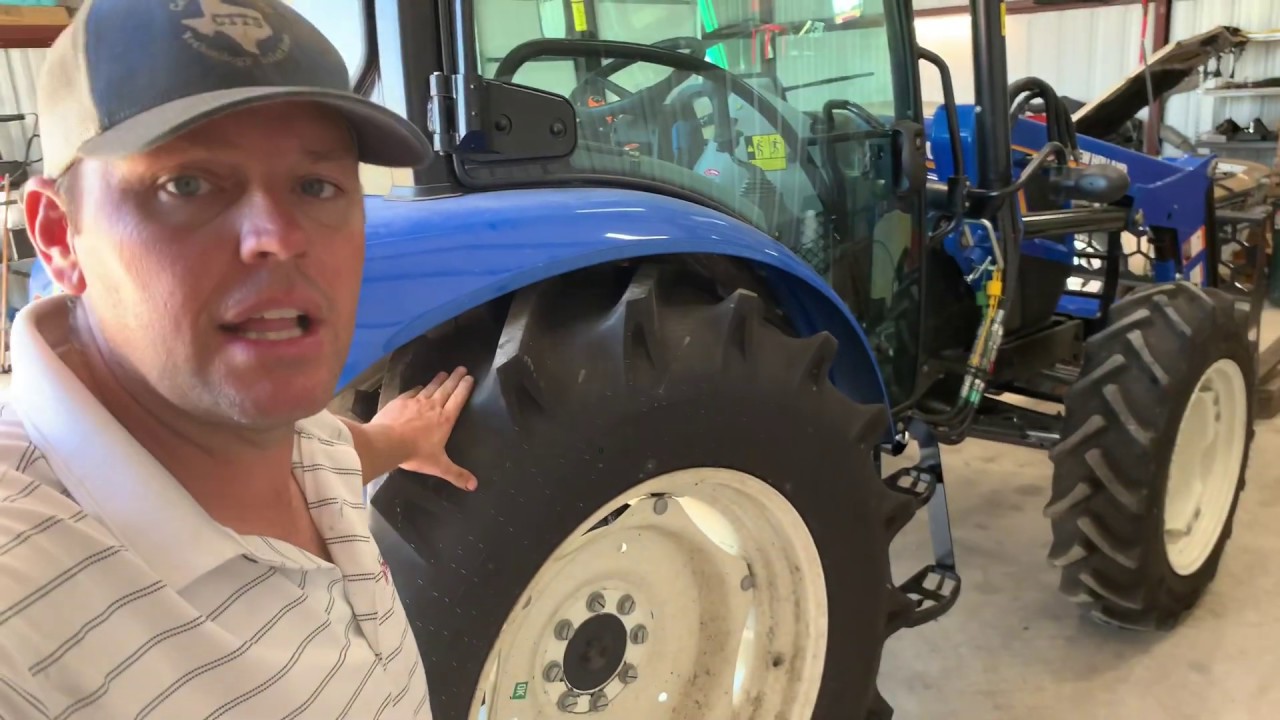 Tractor wheel rotation