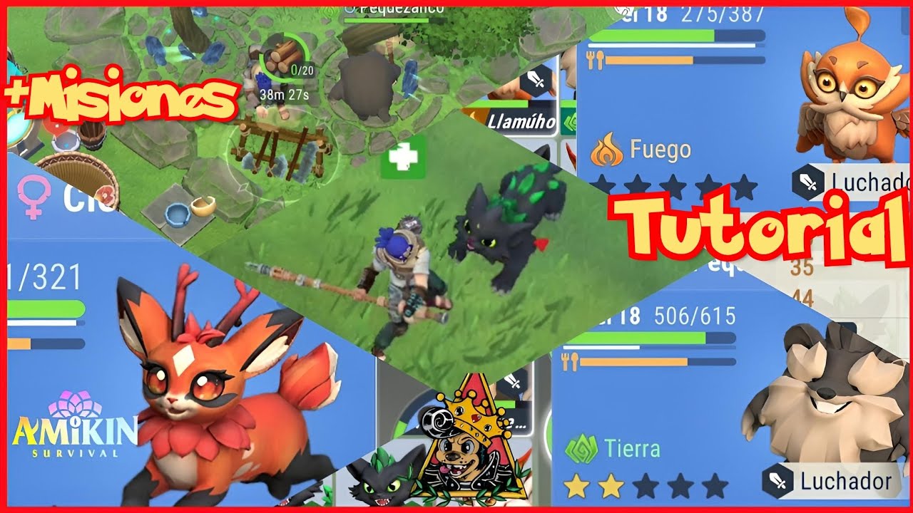 Amikin Survival : Anime RPG / Tutorial de misiones, análisis y explicación gameplay #amikinsurvival