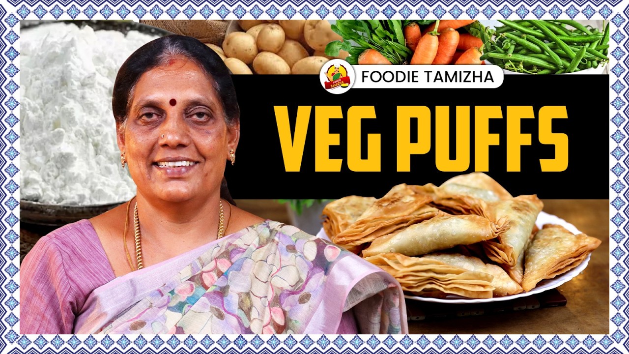 ஓவன் இல்லாமல் மொறுமொறு Veg Puffs ரெடி! 🥐🔥 | Veg Puffs Recipe in Tamil 😍 | Foodie Tamizha