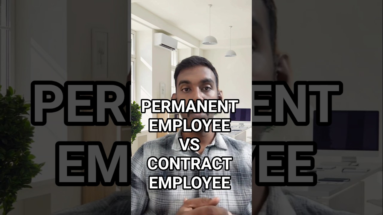 Difference Between Permanent Employee & Contract Employee? | #jobs #career #interviews #employees