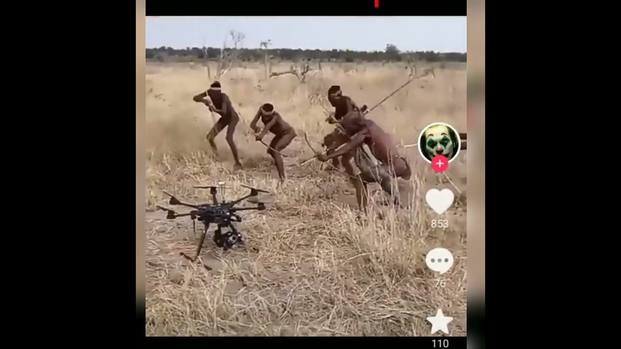 Drone Reaction 😆😅