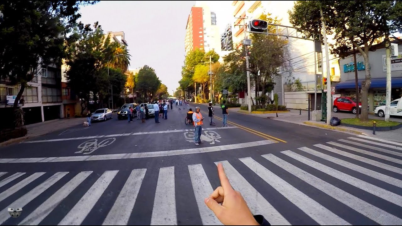 Sismo en bici 16 Febrero  CDMX