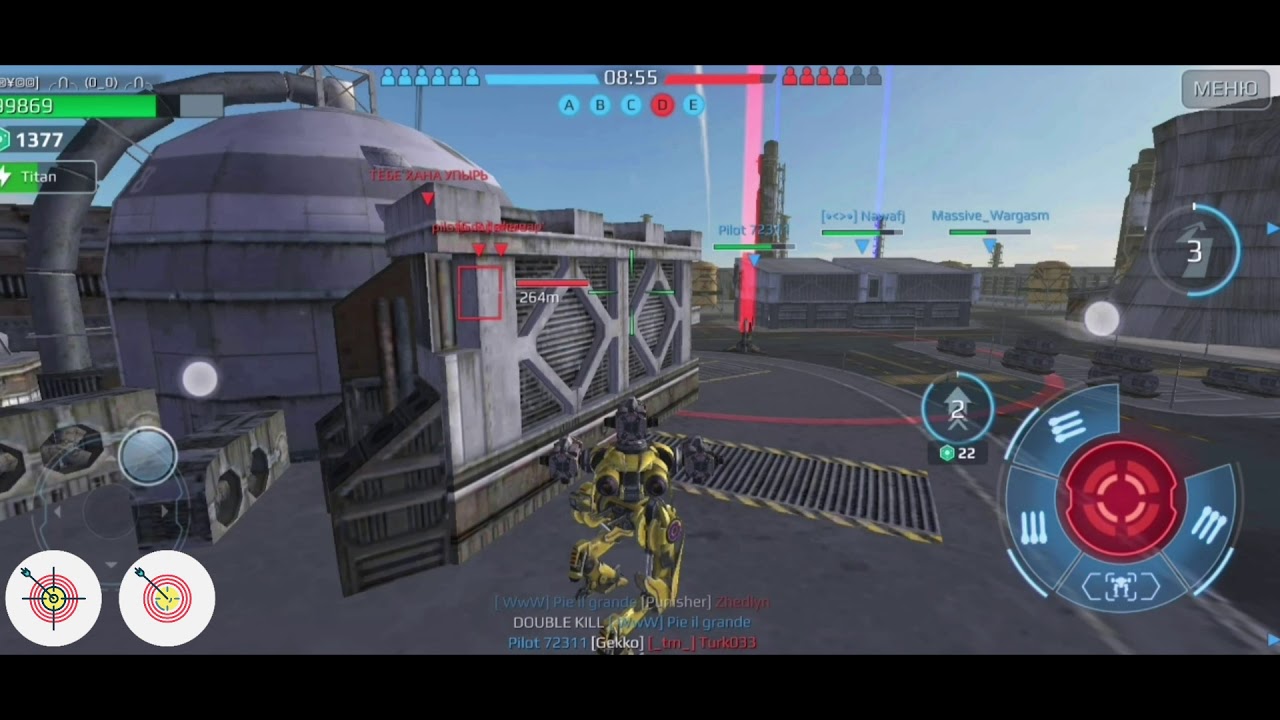 War robots bolt