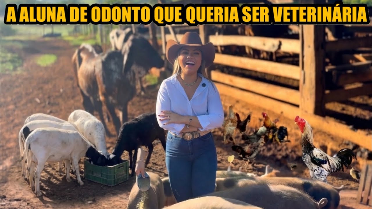 “MEU SONHO ERA SER VETERINÁRIA DE PORTE GRANDE”
