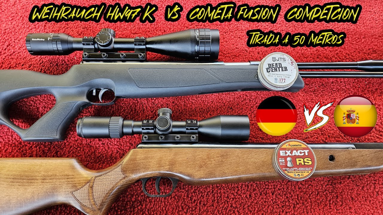 ¿EL DUELO DEFINITIVO? 🇪🇸 vs 🇩🇪 Cometa Fusion vs Weihrauch 97K: ¡Prueba de Precisión a 50 M! DAVID
