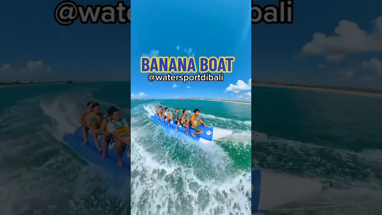BANANA BOAT RIDE | WATER SPORT DI BALI | TANJUNG BENOA WATER SPORT #bali