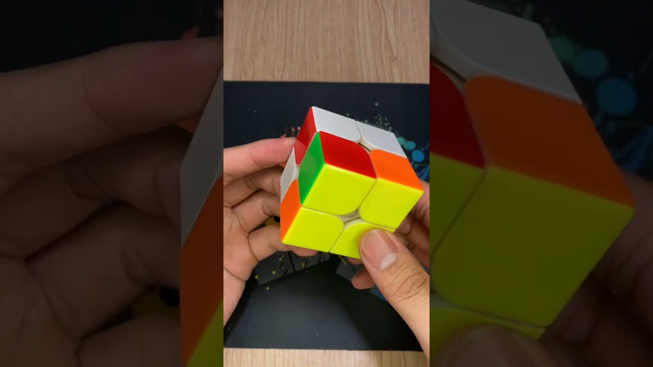 Phương ph&aacute;p giải rubik 2x2 phổ biến nhất tr&ecirc;n thế giới! #fypシ #shorys #rubikscube