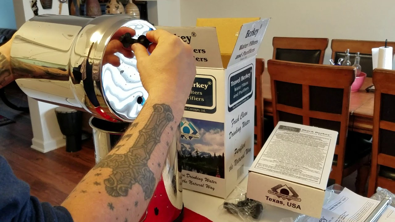 Travel Berkey unboxing and assembly
