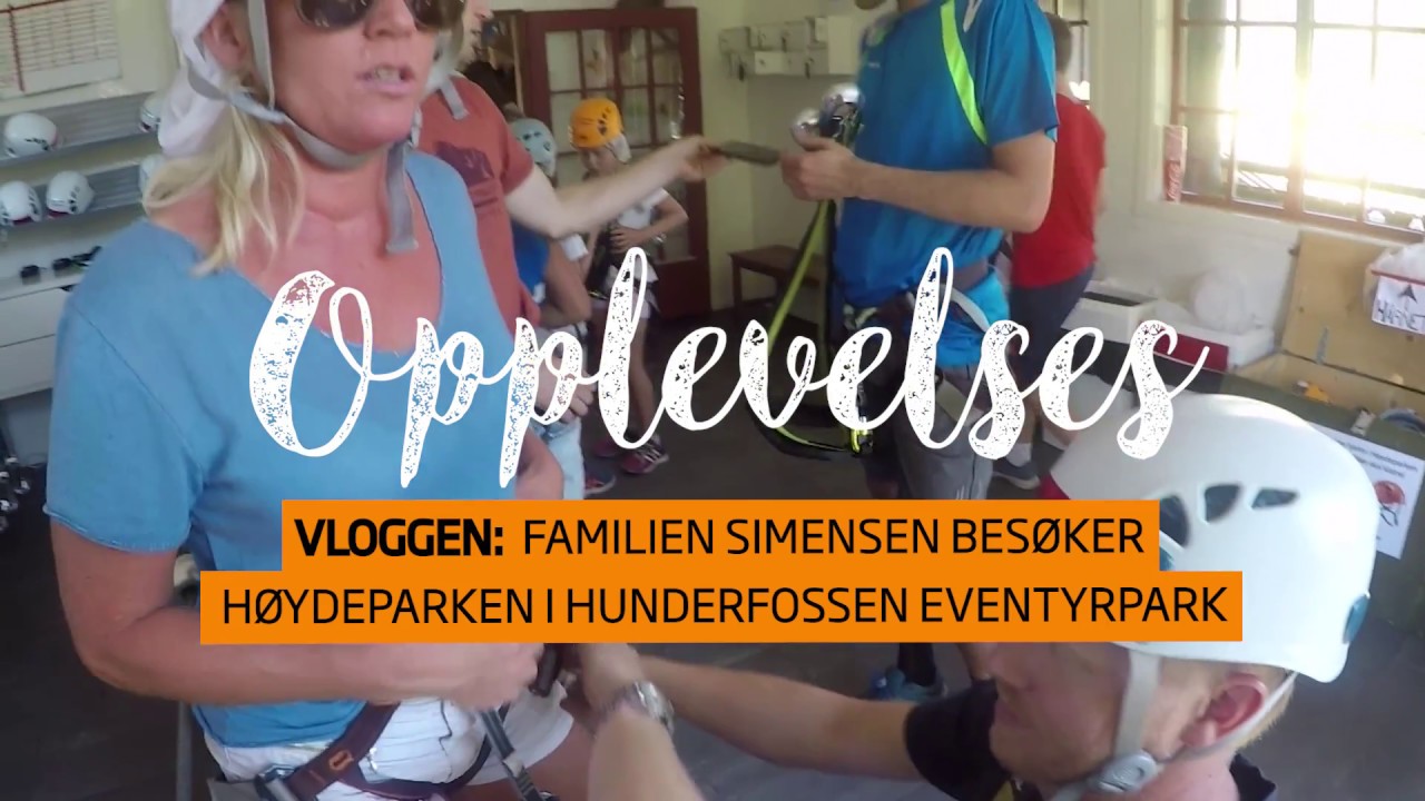 Opplevelses Vloggen: Familien Simensen tester H&oslash;ydeparken i Hunderfossen Eventyrpark