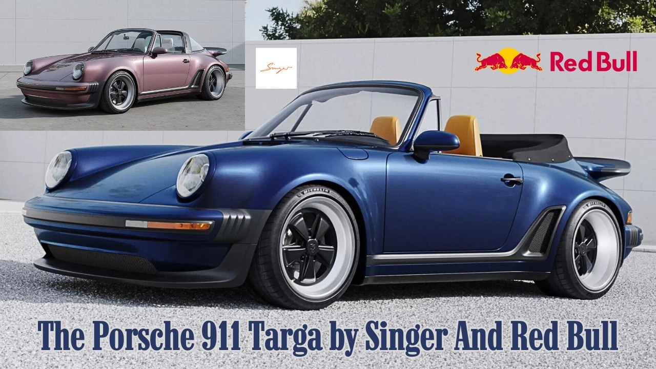 Singer x Red Bull Reinvent the 911 Targa! 🏎️💨 The $2M Air-Cooled Masterpiece