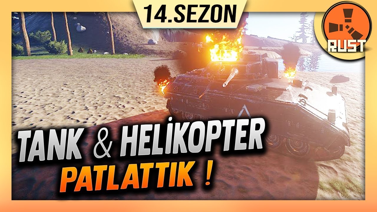 SONUNDA TANK PATLATTIK ! HELİKOPTER BASKINI YEDİK - RUST HAYATTA KALMA