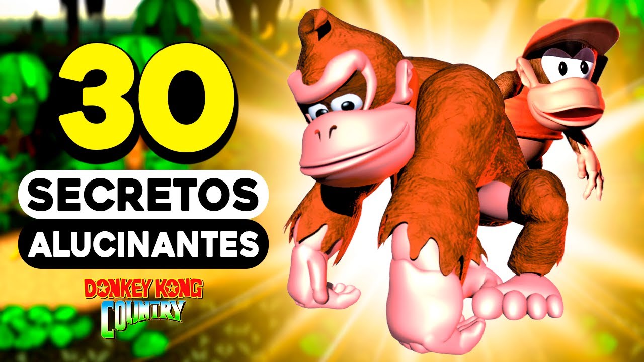 30 Secretos y Curiosidades ALUCINANTES de Donkey Kong Country 🏆