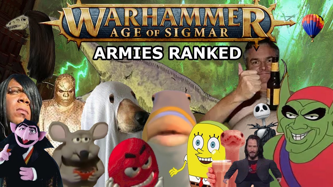 Ranking Every Army in Warhammer Age of Sigmar