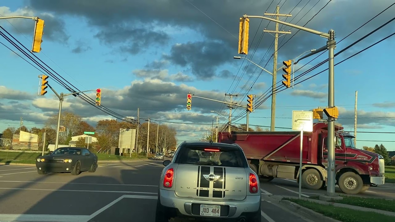 Balade en auto dans les environs de Shédiac, au Nouveau-Brunswick
