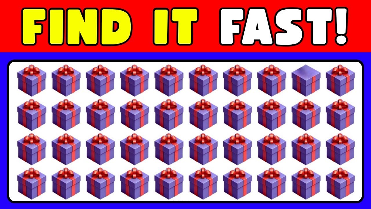 Find the 1 Difference Before Time Runs Out?!🤯 | Brain Puzzle FOCUSED 