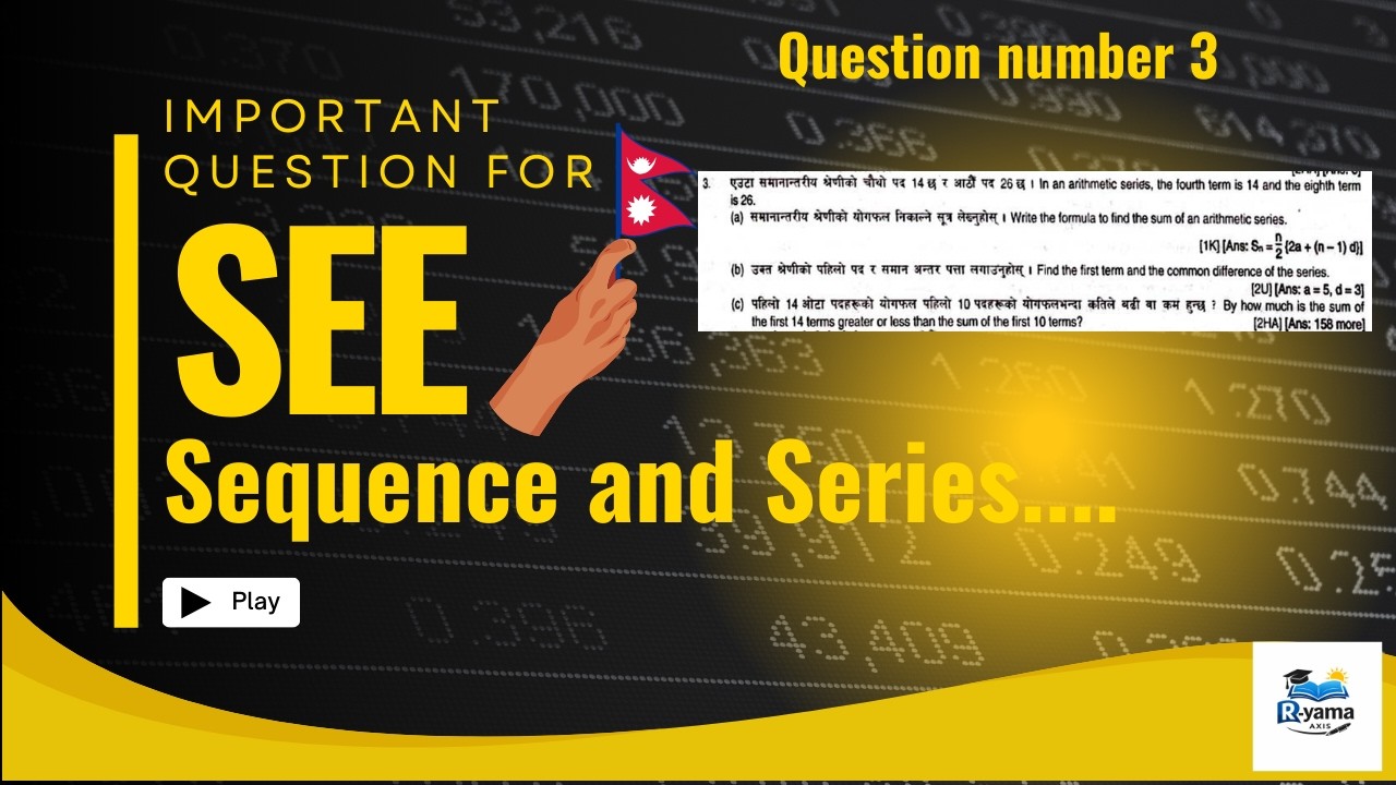Important Question 3 - SEQUENCE AND SERIES