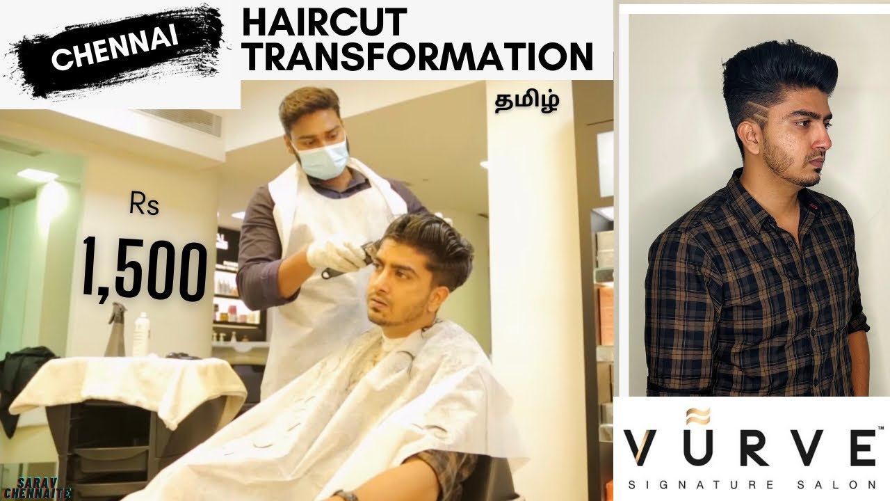 Haircut Transformation | 1,500rs Haircut in Chennai | Vurve Salon
