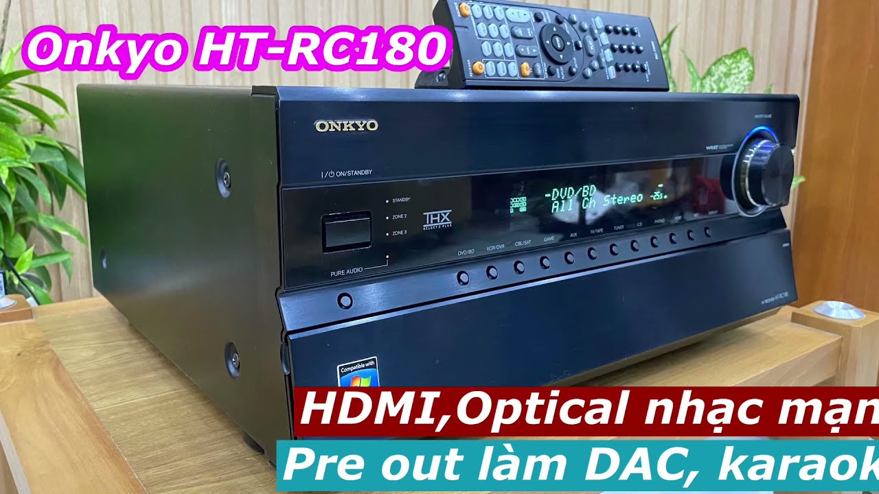 Th&ocirc;ng số kỹ thuật Onkyo HT-RC180