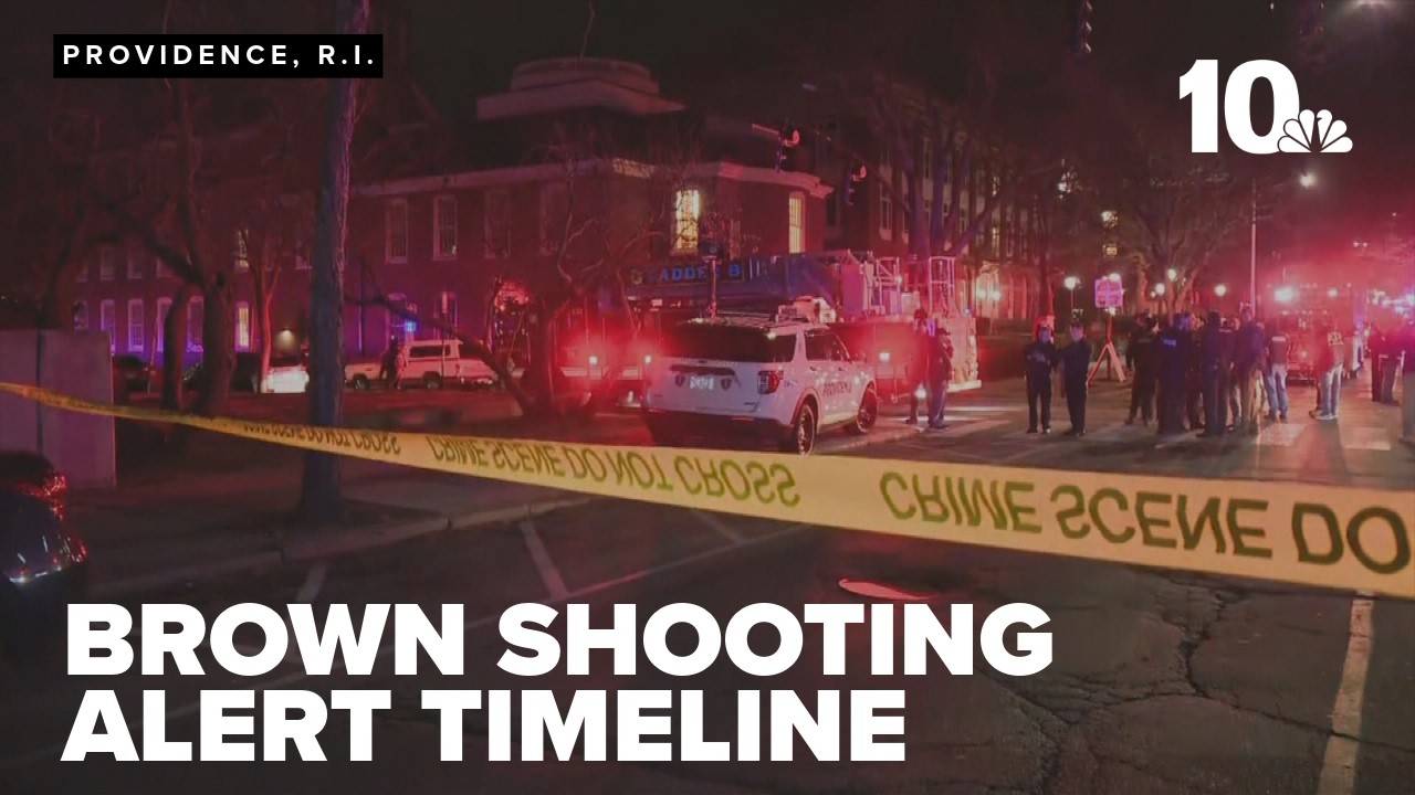 Providence shares timeline of alerts sent during Brown University shooting