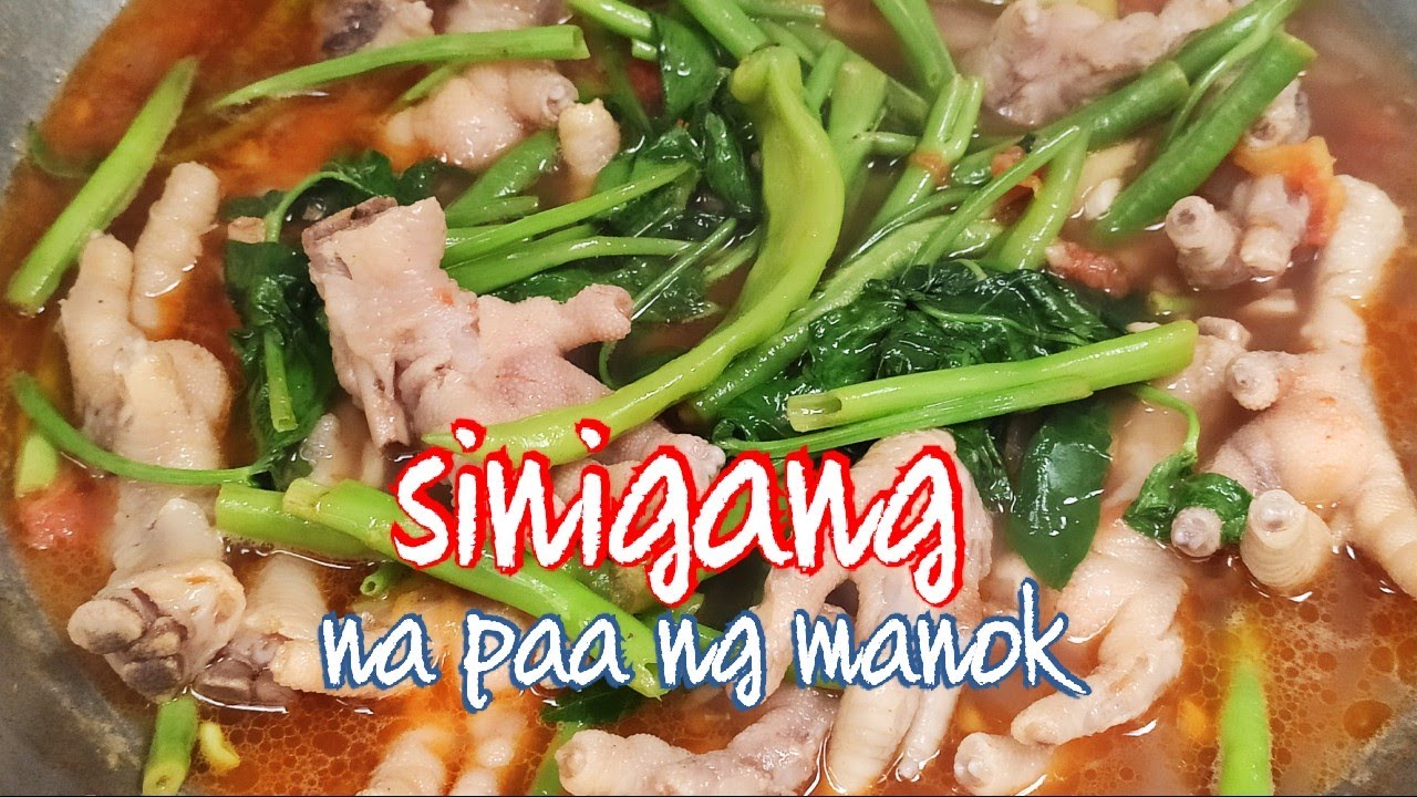 SINIGANG NA PAA NG MANOK | LUTONG PINOY