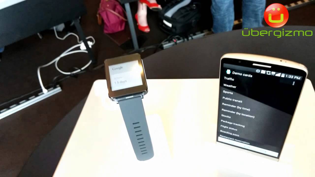 LG G Watch Preview at Google I/O (HD)