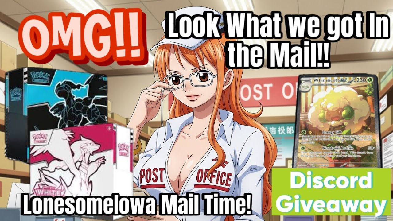 Discord Giveaway! Mail Time: LonesomeIowa’s Incredible Donation! | Pokemon | One Piece 