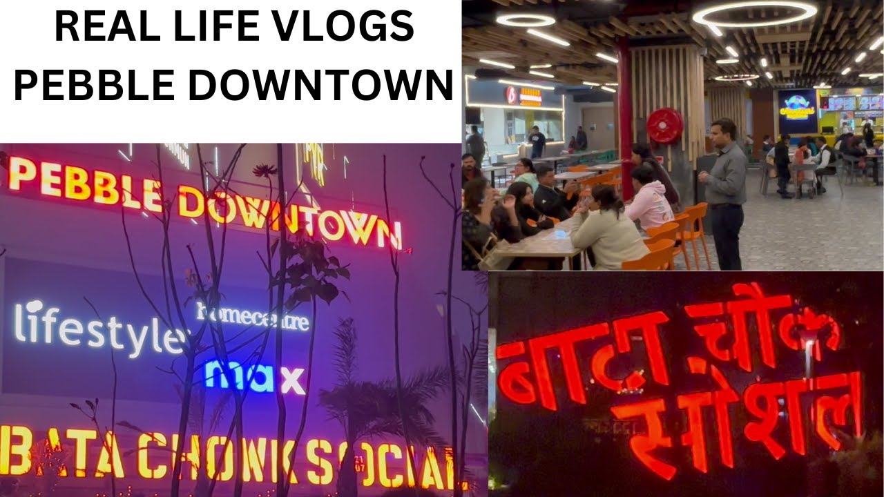 Pebble Downtown Mall Faridabad 🥂| Bata Chowk Social Club Faridabad | Night Life in Faridabad #viral