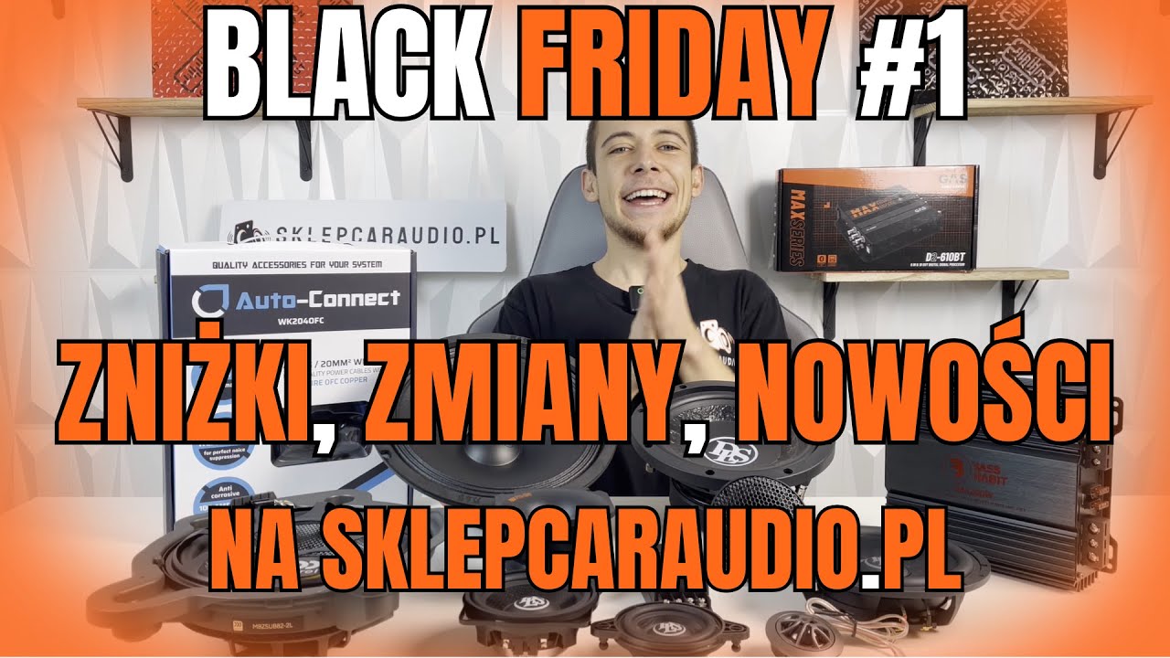 BLACK FRIDAY w CAR-AUDIO: Wielkie zniżki, nowe produkty na rynku i aktualizacje na stronie!