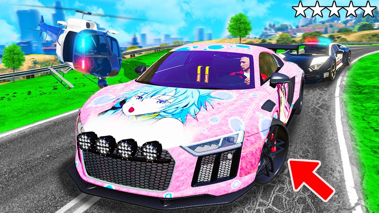 POLIZEI verfolgt MÄDCHEN AUTO in GTA 5! (Polizei vs. Dieb)