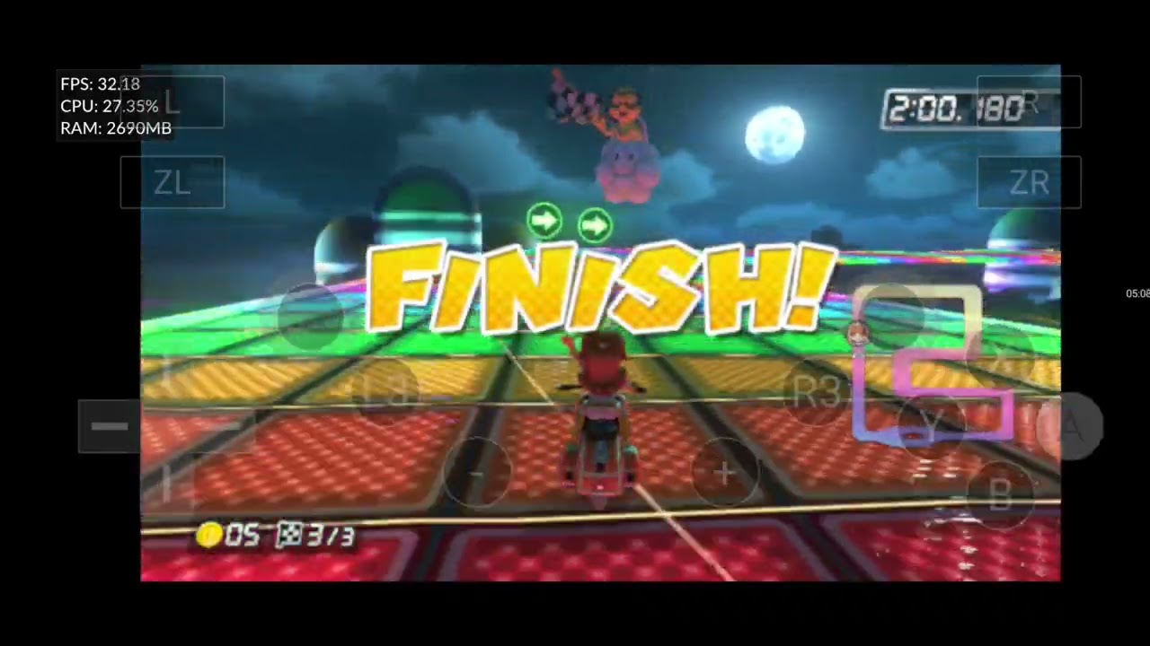 SNES rainbow road The last video 