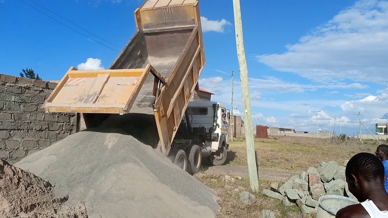 Setting out and Excavation _ house construction in Kenya