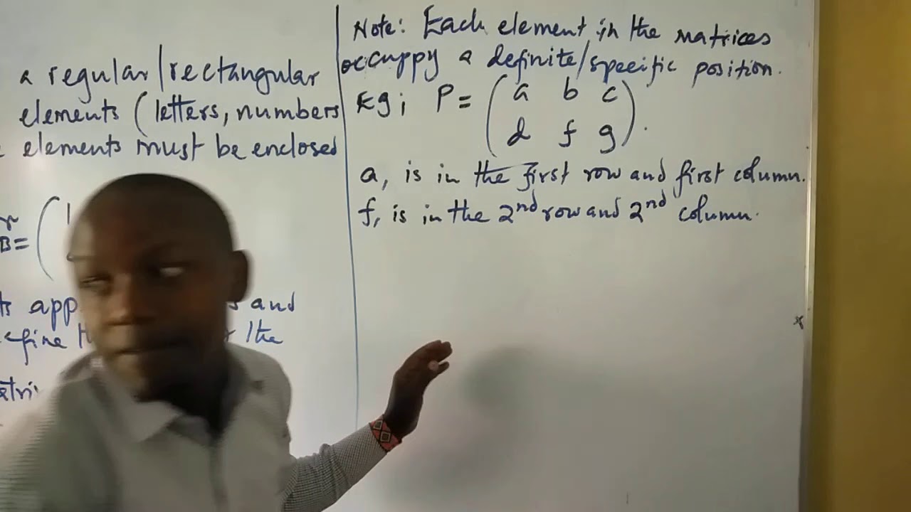 MATRICES   Phase 1
