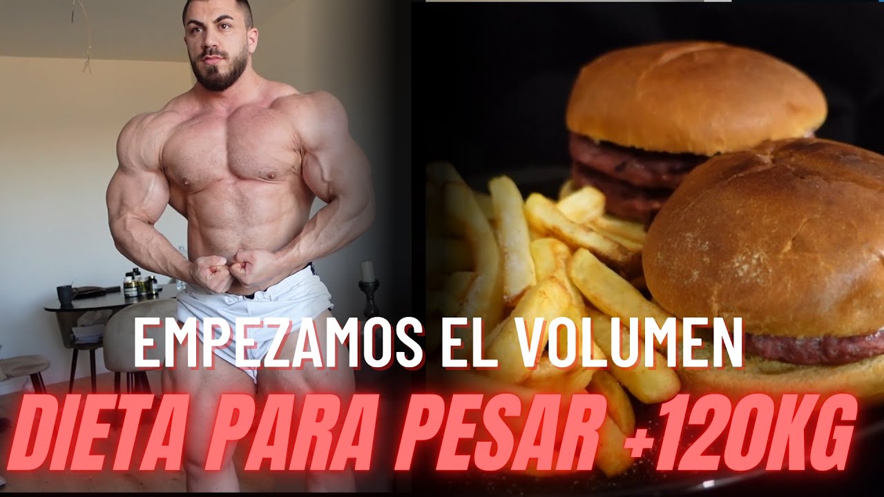 MI DIETA PARA PESAR +120KG !